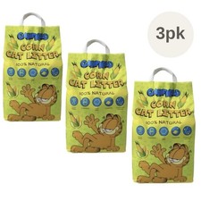 3 x Garfield Corn Cat Litter