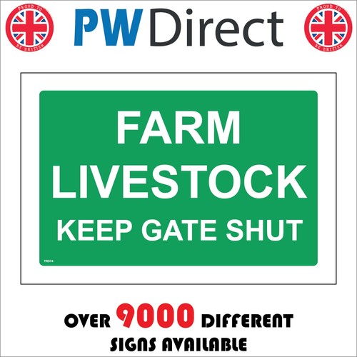 Sign farm livestock keep gate - farm,