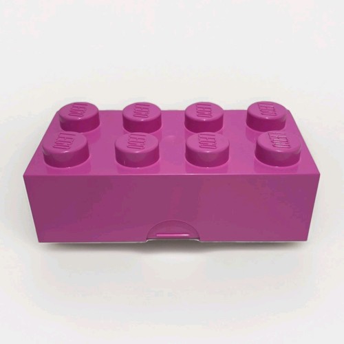Lego pink storage brick case - pink,