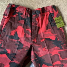 Mens Ladies Teens Red Camo