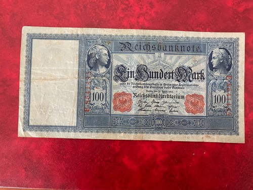 1910 german 100 mark - german,