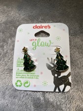 Claire’s Accessories Christmas Tree Earrings for Women  Brand New With Tags