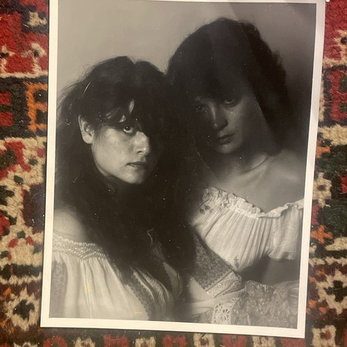 Vintage 1980s female - b&w,