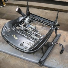 BMW E46 Coupe Nearside Electric Seat Base Rails Black w/ Motors Pre Tensioners