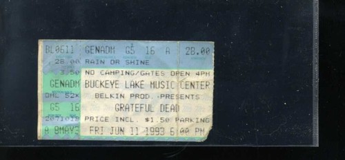 Used concert ticket stubs - ,