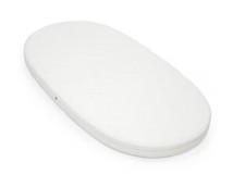 Stokke Sleepi V3 Oval Breathable Baby Crib Mattress 72 x 139cm - White A