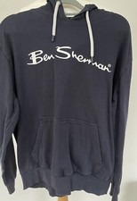 Ben Sherman Navy Cotton Hoodie. Size L