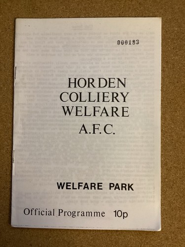 Horden colliery welfare - welfare, v