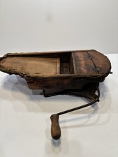 Antique hand crank seed - hand,