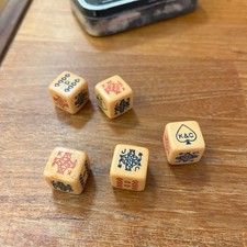 Vintage K&C Poker Dice set