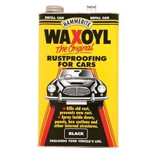 Hammerite Waxoyl Black 5L Wax