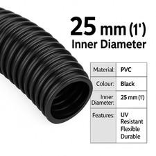 25mm corrugated pond hose - 1"/25mm,