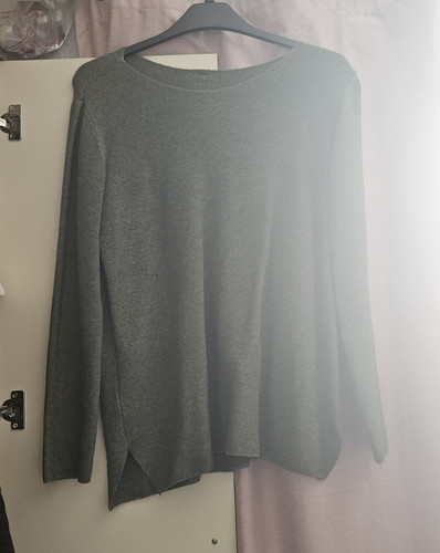 Women green solid knit - solid,