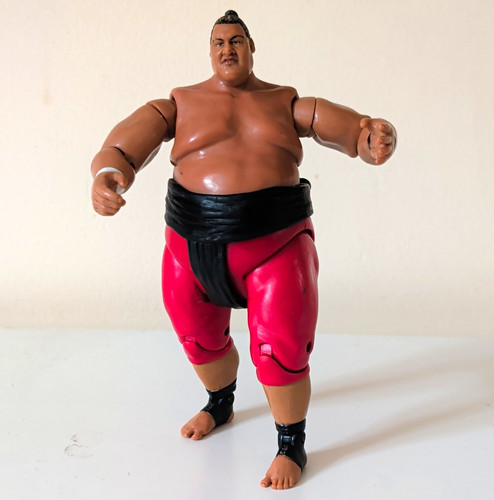 Wrestling action figure red - action,
