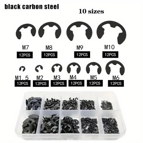 120pcs clip circlip set - 120pcs,