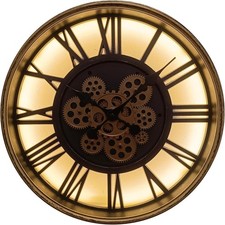 LED Light Up Cog Wheel Clock