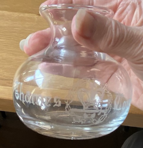 Vintage hand blown glass vase - hand,