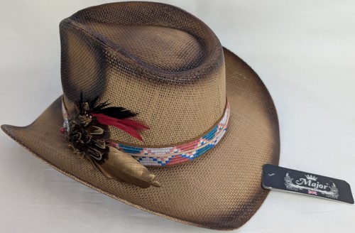 Major wear cowboy hat - wear, brown
