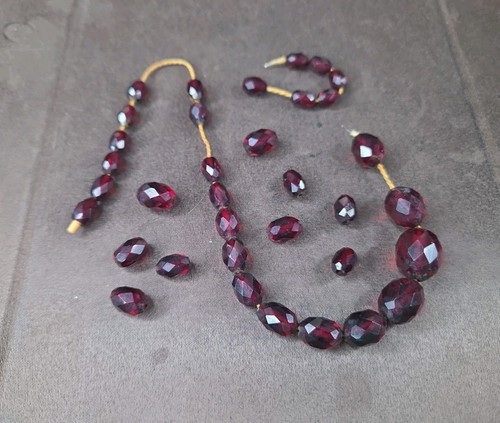 Vintage cherry amber bakelite - vintage,