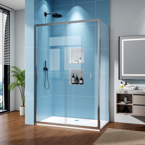 Walk sliding shower door - sliding,