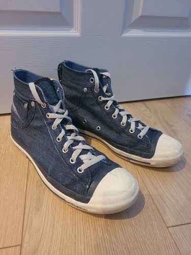 Diesel denim high - top, trainers