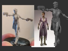 Female Ship Captain, sci-fi