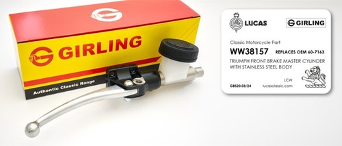 Girling front brake - front, master