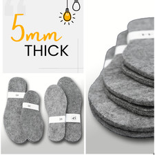 5mm Thick - Felt Shoes Boots