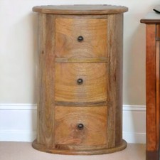Country Style 3 Drawer Drum