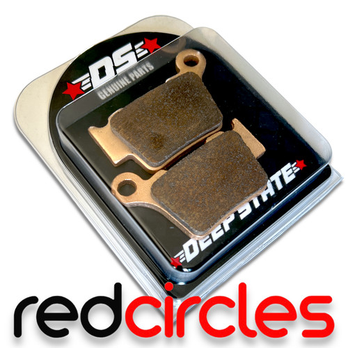 Sintered rear brake pads - rear,