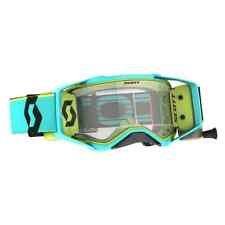 Scott Prospect WFS Roll-Off Goggles Off-Road Motocross Goggle Teal Blue Clear