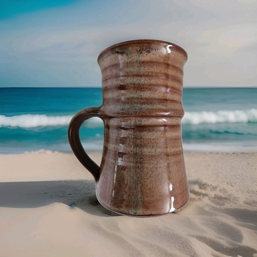 Vintage art mug glazed - art,