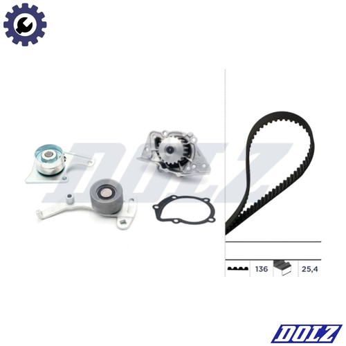 Water pump timing - water, kit