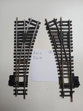 Hornby, R612 L/H & R613 R/H points, OO gauge, 1:76 scale, used