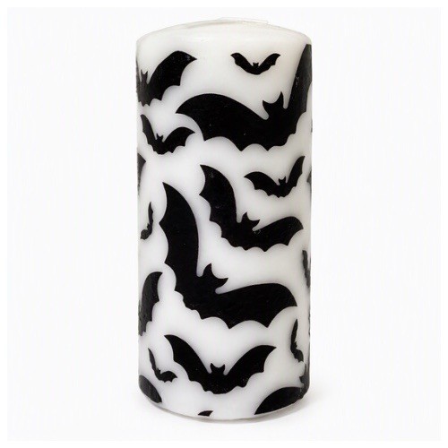 Bats pillar candle large - pillar,
