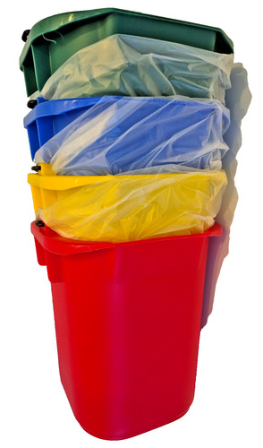 Rubbermaid colour coded - x, colour-coded