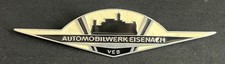 GERMAN VINTAGE WARTBURG FAHRZEUGFABRIK AUTOMOBILE RADIATOR GRILLE BADGE EMBLEM