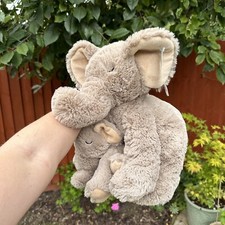sainsburys elephant Mum & Baby Soft Toy Plush Dont Forget I Love You 14"