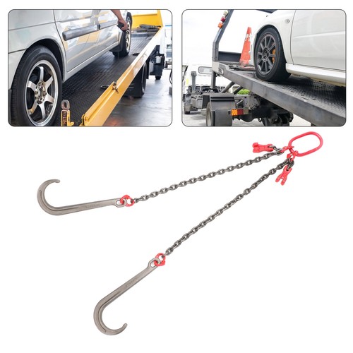 Trailer chain winch hook - 1m, j