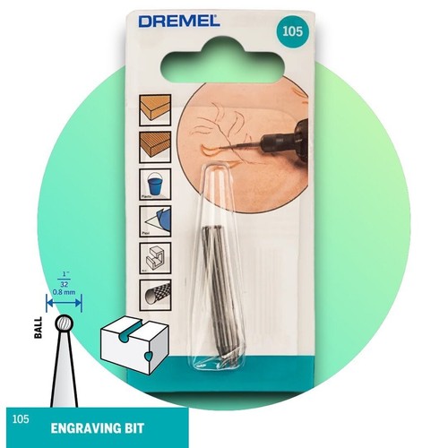 Dremel 105 8mm engraving - 105, 0.8mm