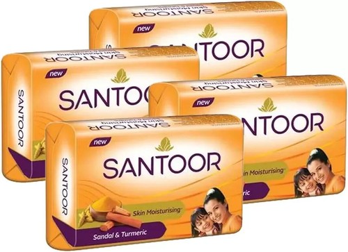 Santoor soap sandal turmeric - sandal, &
