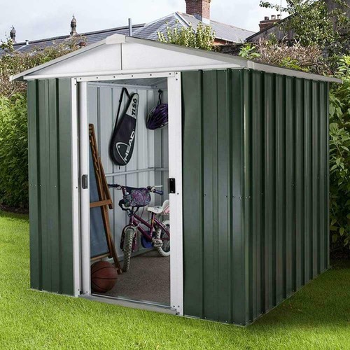 Garden shed 7ft green - shed,