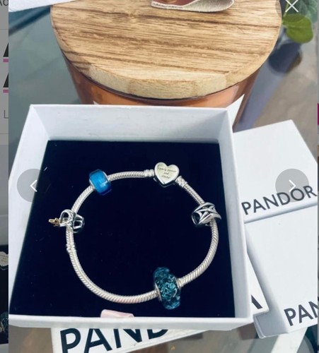 Pandora bracelet with charms - pandora,