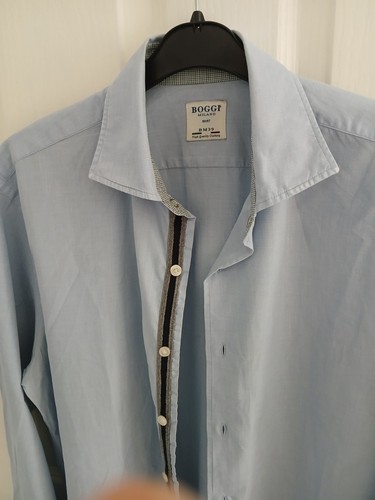 Boggi milano men casual blue - men's,