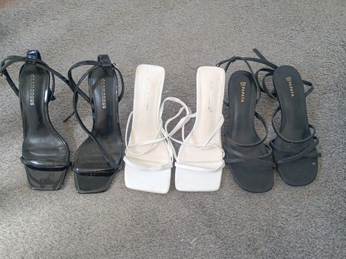 Pairs strappy heels - pairs, of
