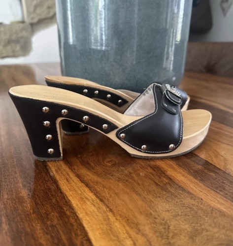 Scholl pescura black leather - scholl,