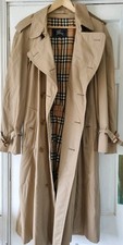 Vintage Burberry Trench Raincoat  Circa 1970s - Flat front chest approx 64cm