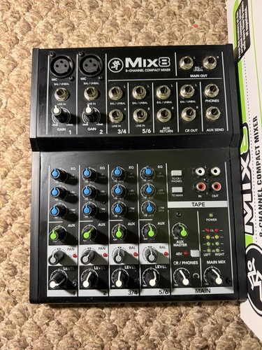 Mackie mix8 channel - mix8, compact