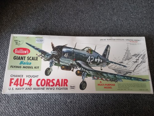 Guillow f4u corsair balsa - f4u-4,