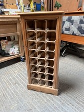Pair Of Rustic Pine Wine Racks